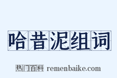 哈昔泥组词是什么意思的图片